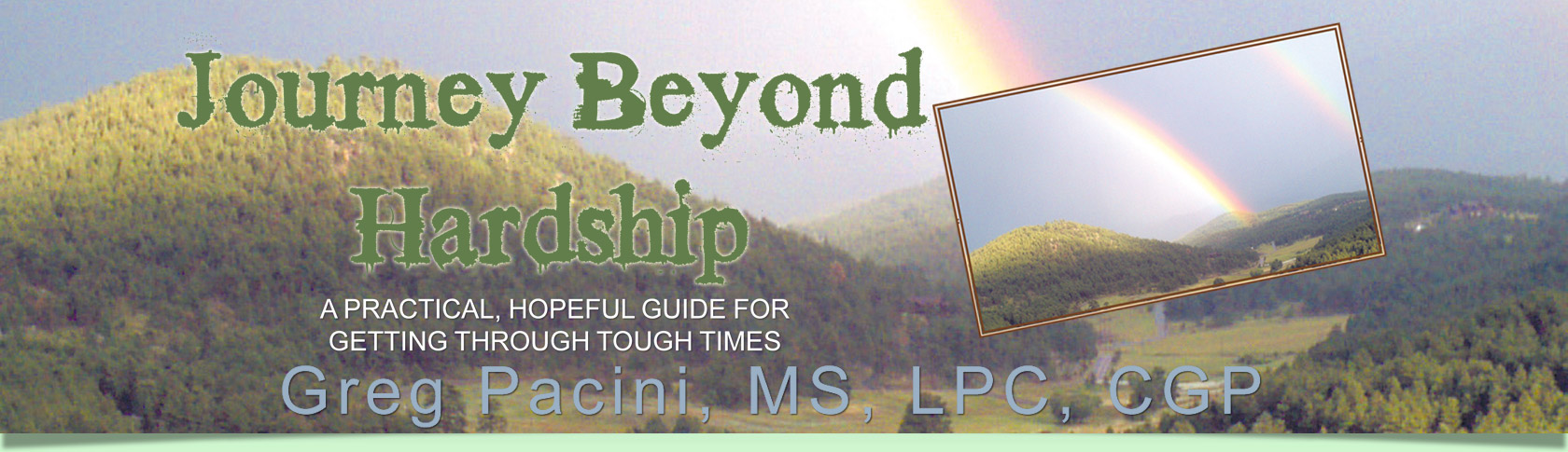 Journey Beyond Hardship by Greg Pacini, MS, LPC, CGP